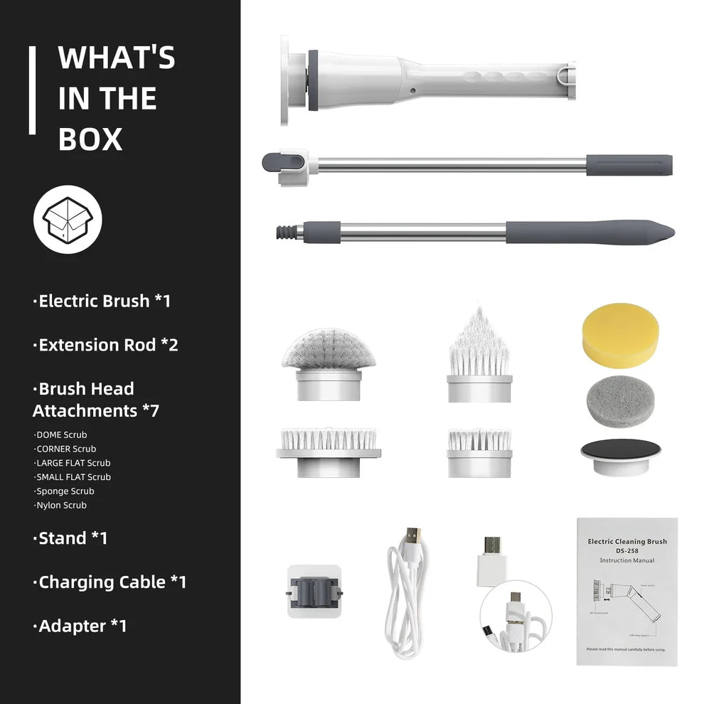 Multipurpose Electronic Cleaner Brush